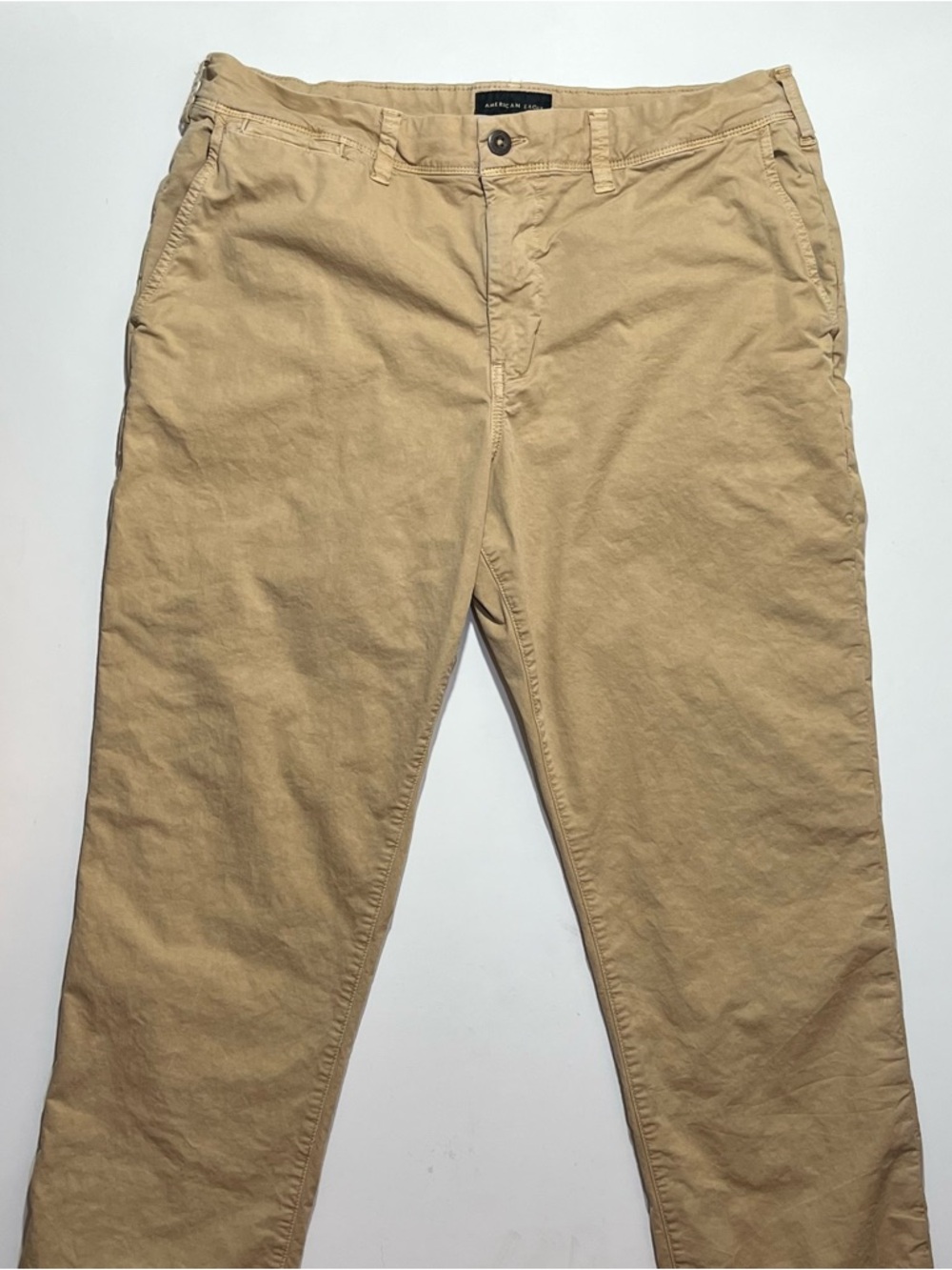 American Eagle Slim Straight Khaki Chino Pants, Next Level Flex, 36x32